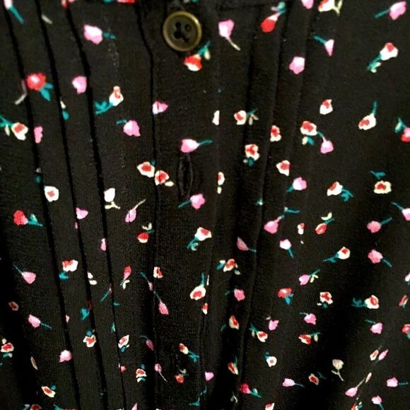 Lauren Conrad Button up long sleeve pocket romper - Picture 3 of 5